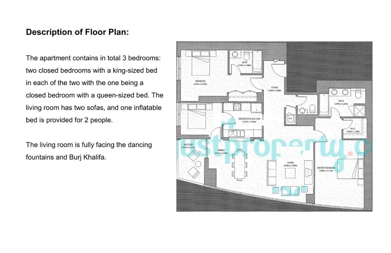 Elite Royal Apartment - Full Burj Khalifa & Fountain View - Emperor Dubai Exterior photo